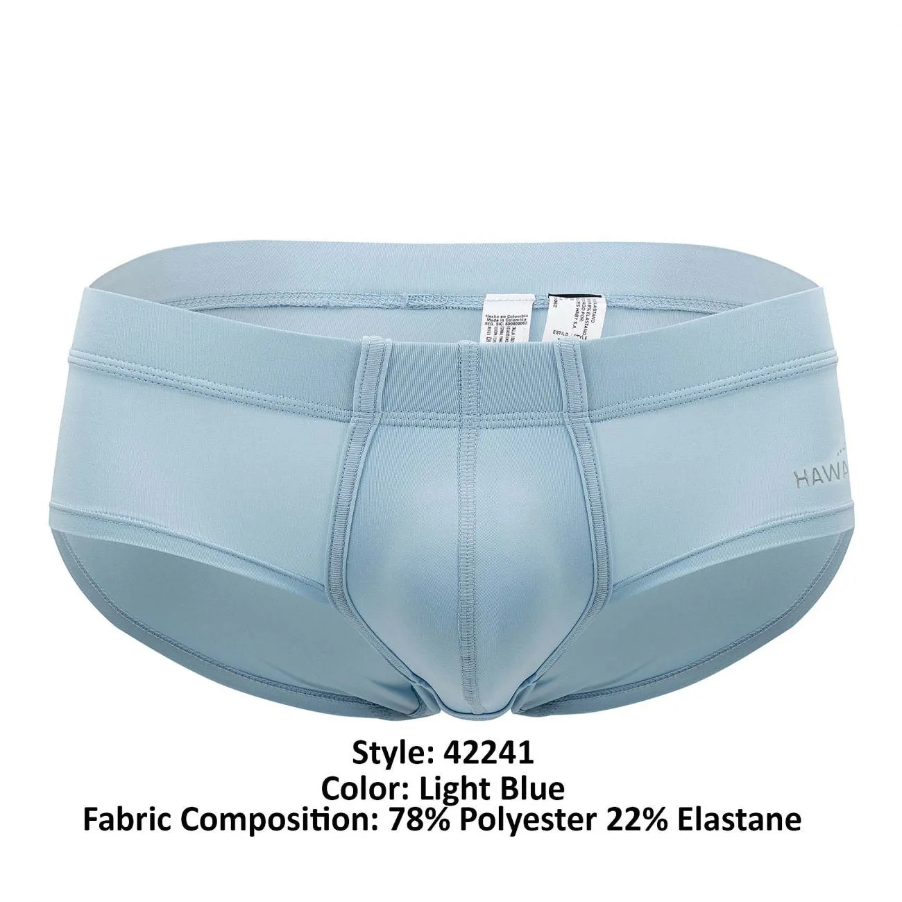 Clothing_Hawair_Mens Underwear HAWAI 42241 Microfiber Briefs Color Light Blue