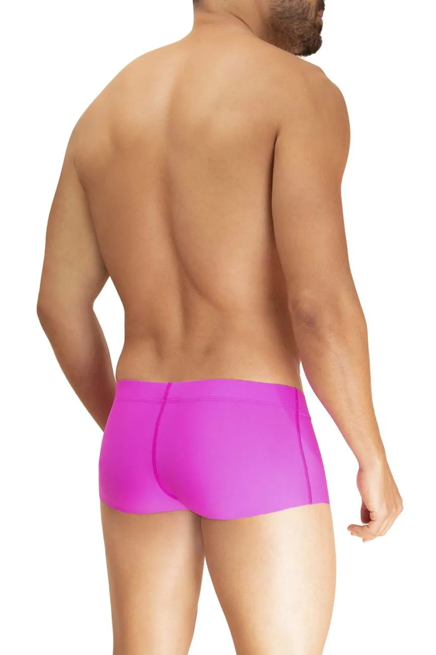 Clothing_Hawair_Mens Underwear HAWAI 42255 Microfiber Trunks Color Magenta