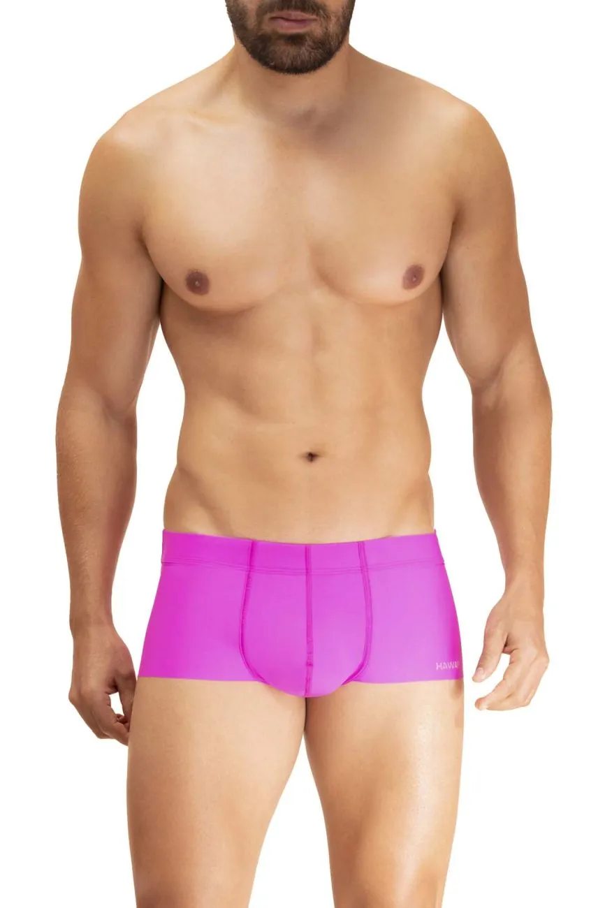 Clothing_Hawair_Mens Underwear HAWAI 42255 Microfiber Trunks Color Magenta