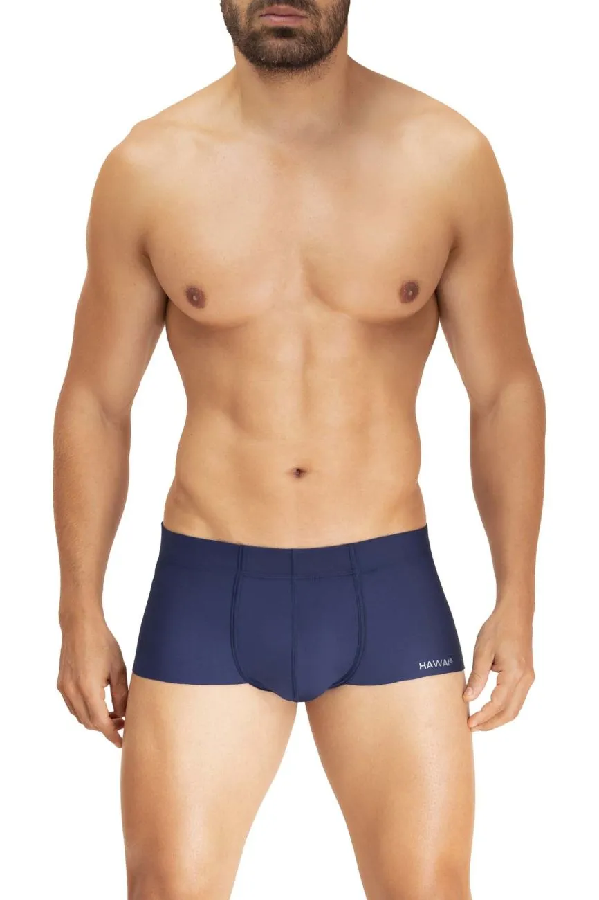 Clothing_Hawair_Mens Underwear HAWAI 42293 Microfiber Trunks Color Dark Blue