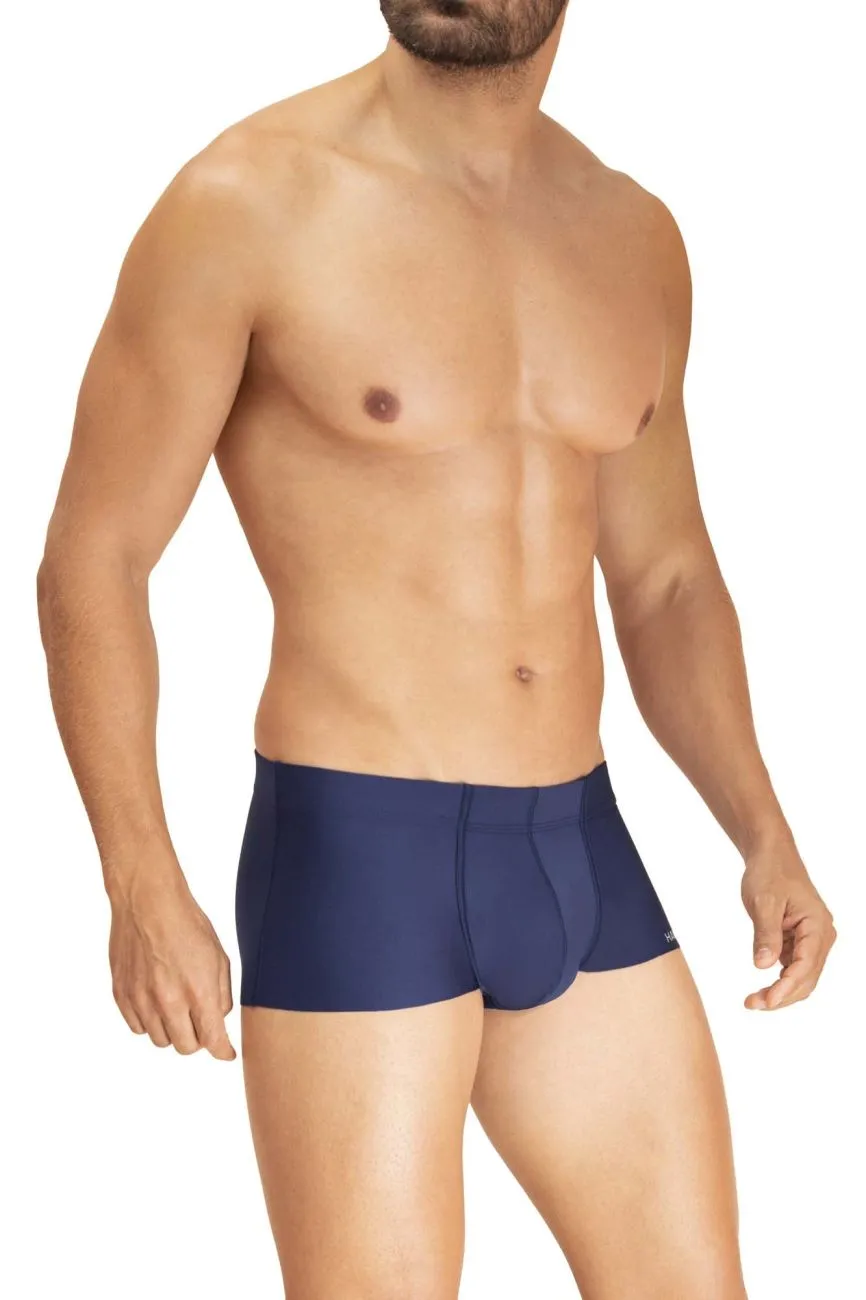 Clothing_Hawair_Mens Underwear HAWAI 42293 Microfiber Trunks Color Dark Blue