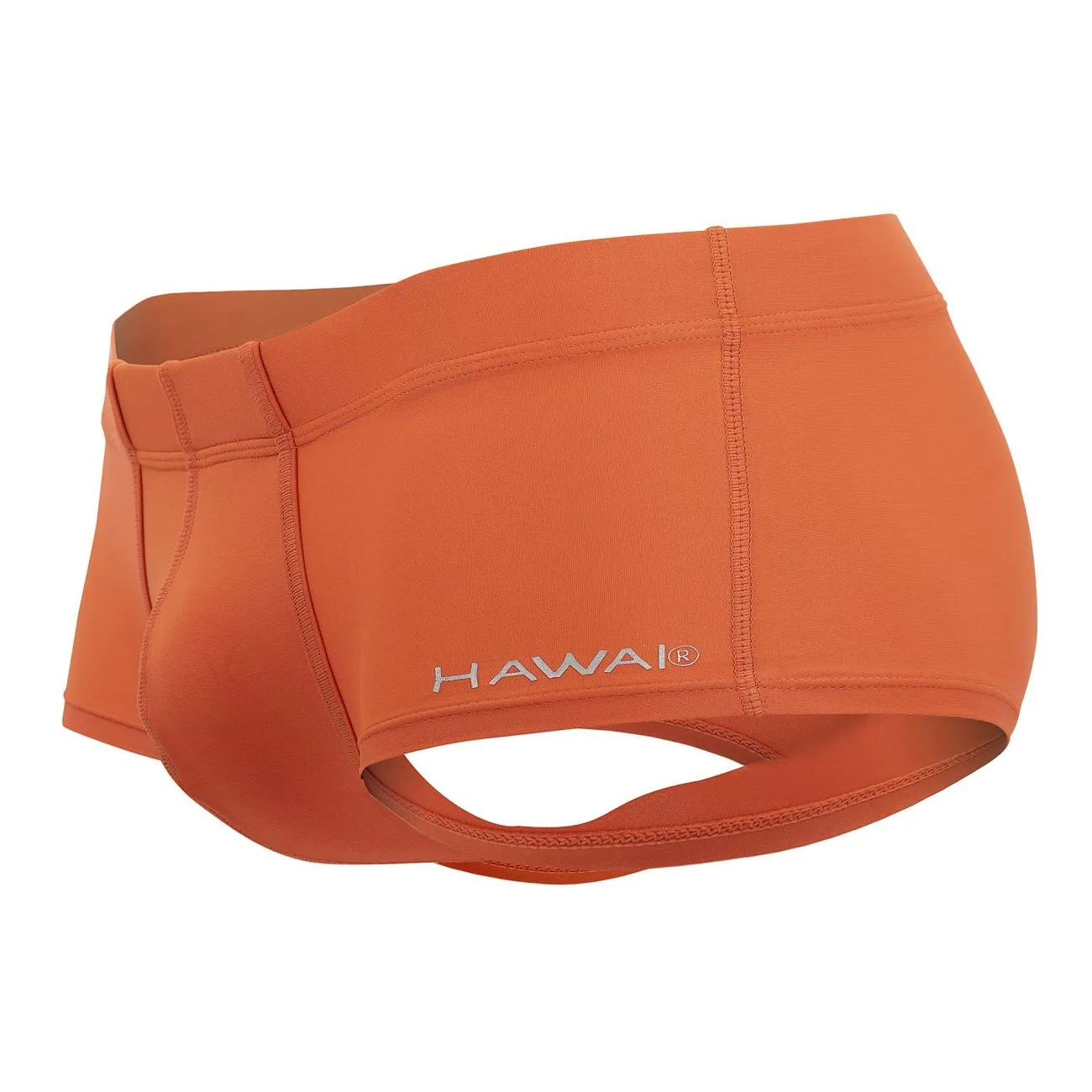 Clothing_Hawair_Mens Underwear HAWAI 42308 Microfiber Trunks Color Orange