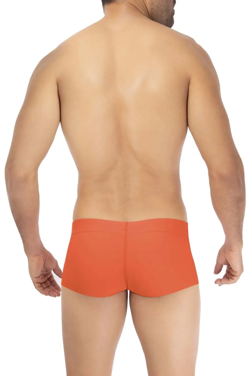 Clothing_Hawair_Mens Underwear HAWAI 42308 Microfiber Trunks Color Orange