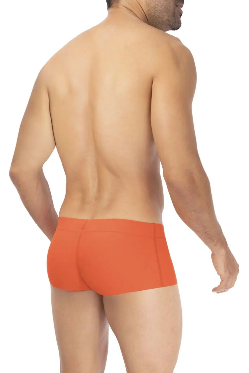 Clothing_Hawair_Mens Underwear HAWAI 42308 Microfiber Trunks Color Orange
