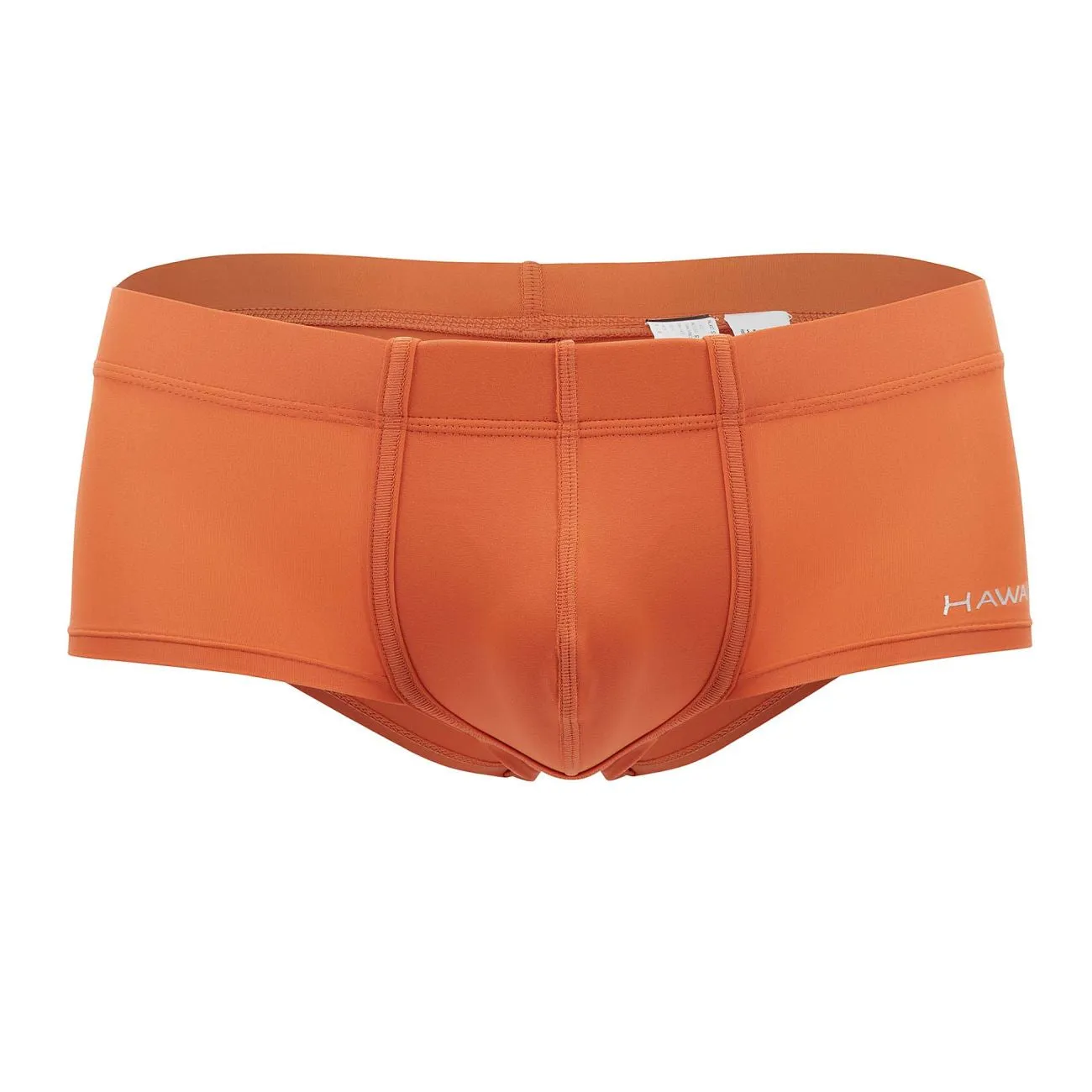 Clothing_Hawair_Mens Underwear HAWAI 42308 Microfiber Trunks Color Orange