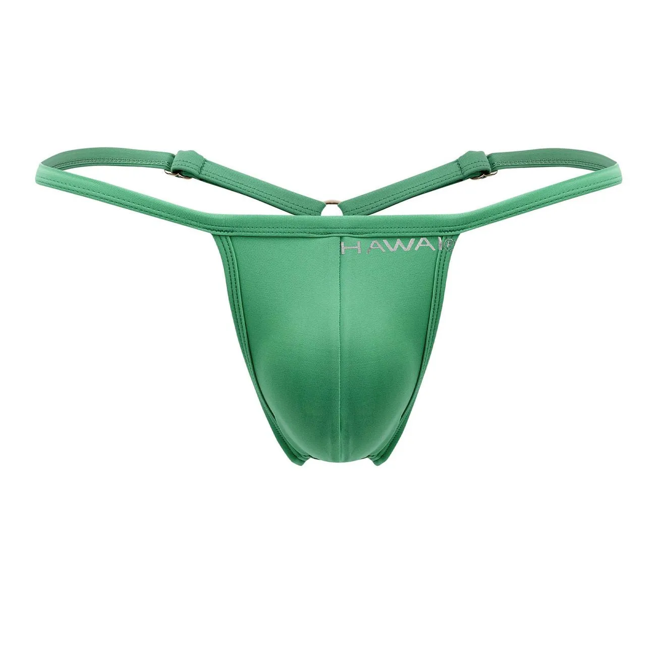 Clothing_Hawair_Mens Underwear HAWAI 42316 Microfiber G-String Color Green