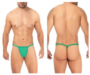 Clothing_Hawair_Mens Underwear HAWAI 42316 Microfiber G-String Color Green