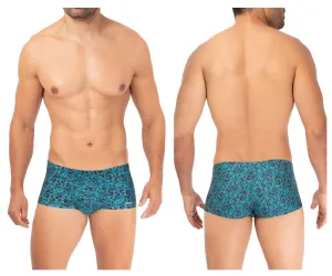 Clothing_Hawair_Mens Underwear HAWAI 42321 Microfiber Trunks Color Green