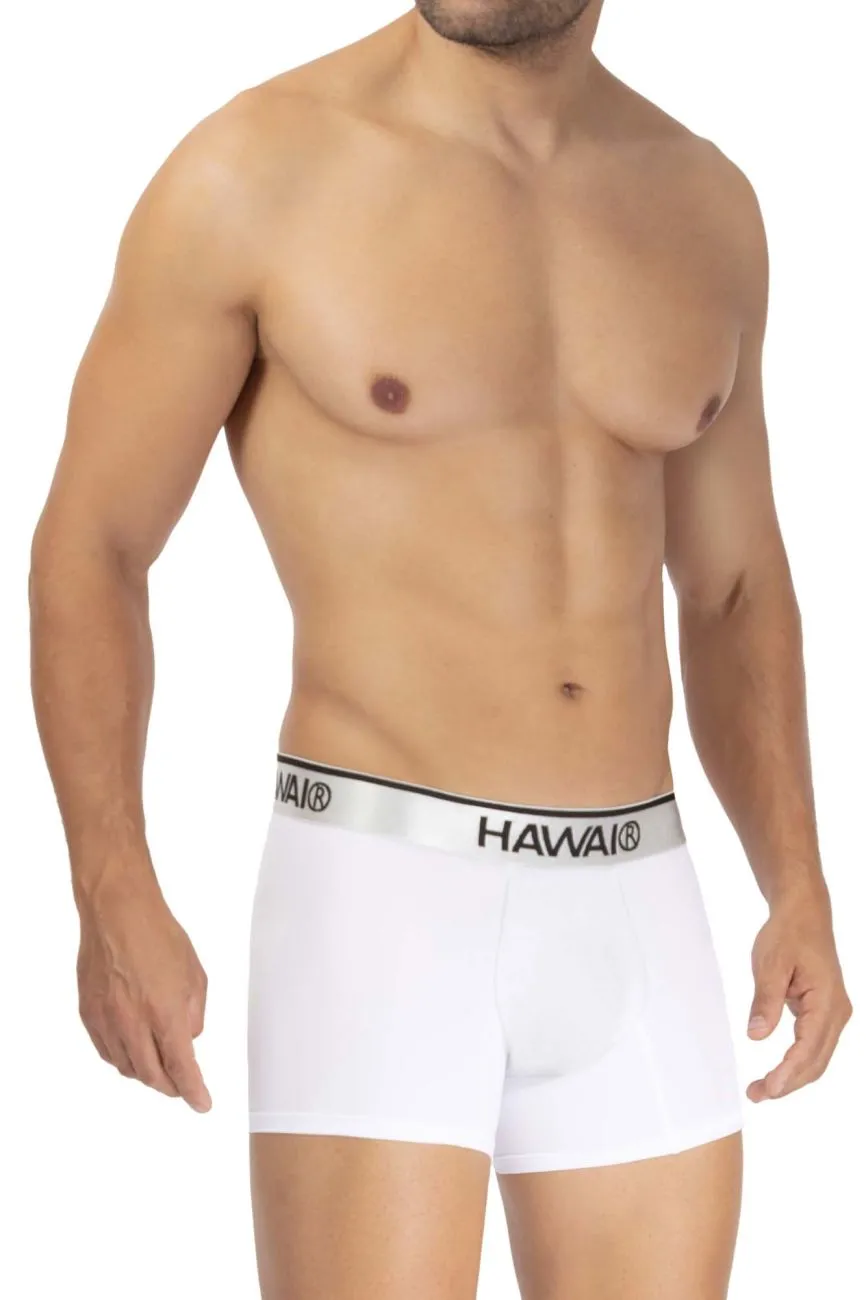 Clothing_Hawair_Mens Underwear HAWAI 42326 Microfiber Boxer Briefs Color White