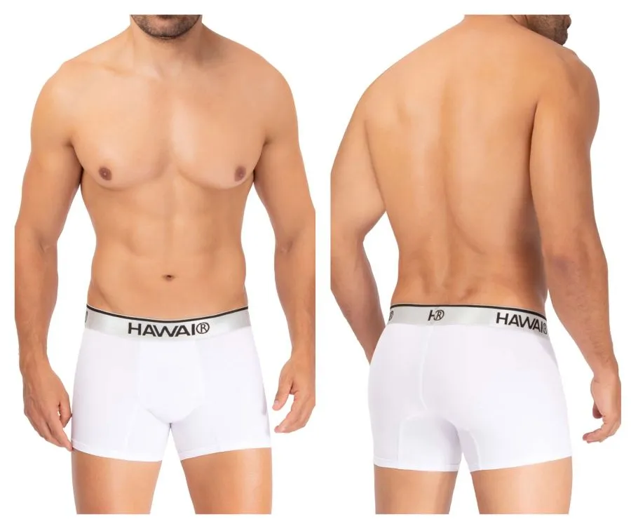Clothing_Hawair_Mens Underwear HAWAI 42326 Microfiber Boxer Briefs Color White