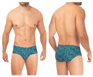 Clothing_Hawair_Mens Underwear HAWAI 42327 Microfiber Briefs Color Green