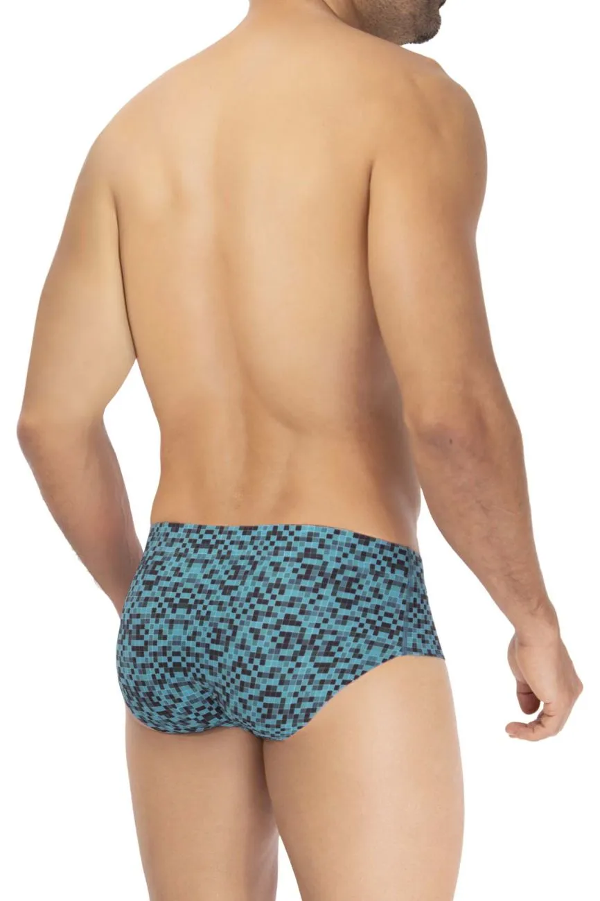 Clothing_Hawair_Mens Underwear HAWAI 42327 Microfiber Briefs Color Green
