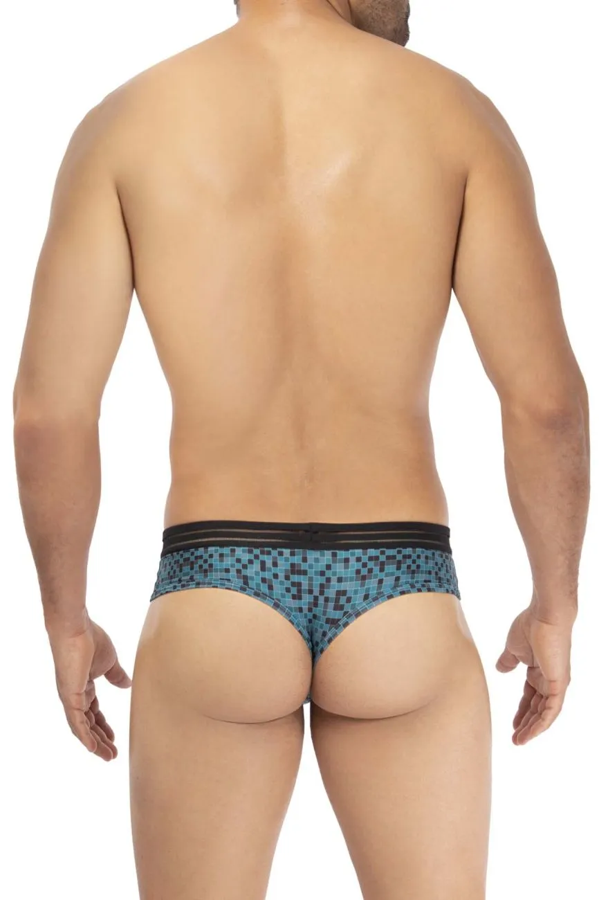 Clothing_Hawair_Mens Underwear HAWAI 42328 Microfiber Thongs Color Green