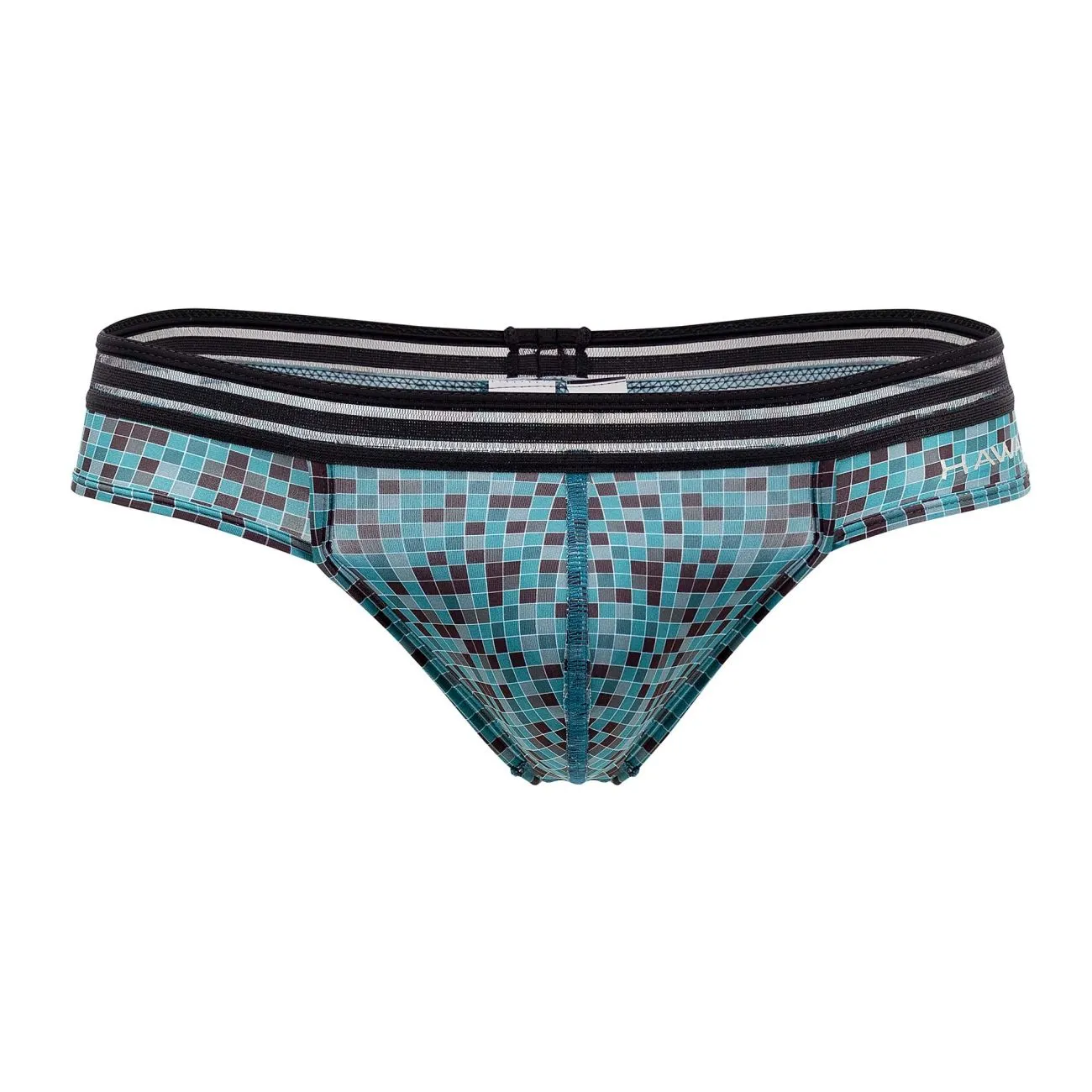 Clothing_Hawair_Mens Underwear HAWAI 42328 Microfiber Thongs Color Green