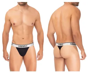 Clothing_Hawair_Mens Underwear HAWAI 42338 Microfiber Thongs Color Black