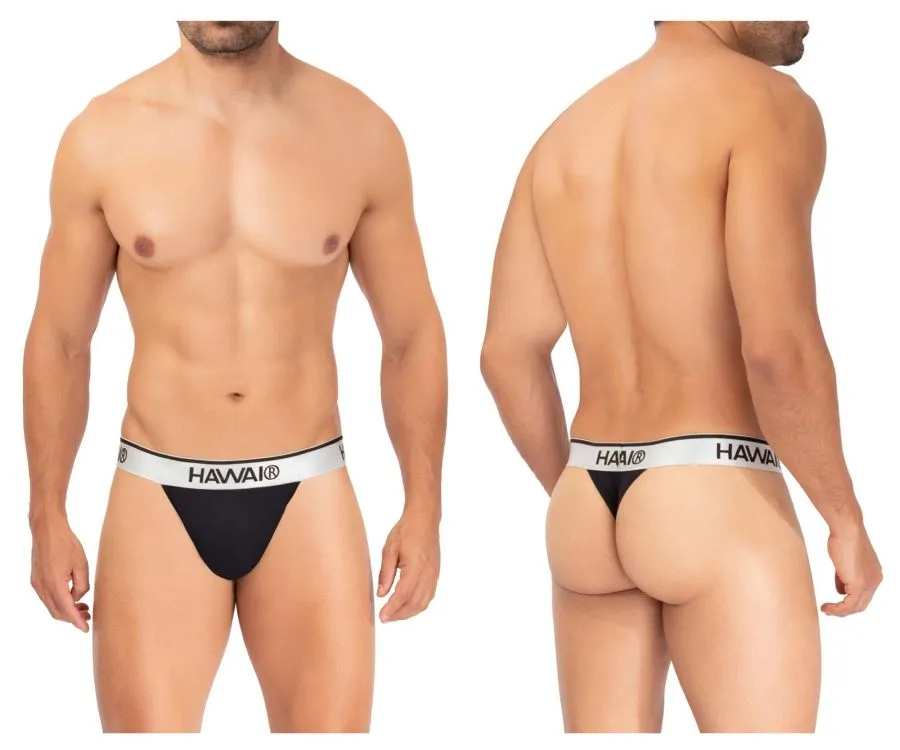 Clothing_Hawair_Mens Underwear HAWAI 42338 Microfiber Thongs Color Black