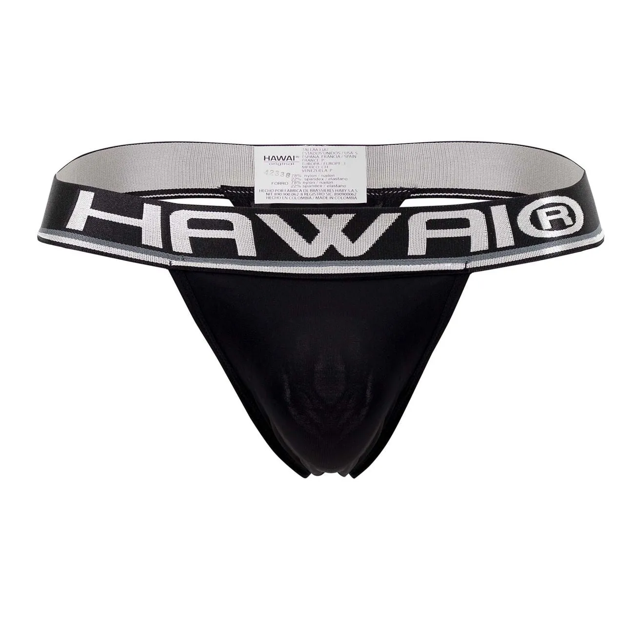 Clothing_Hawair_Mens Underwear HAWAI 42338 Microfiber Thongs Color Black
