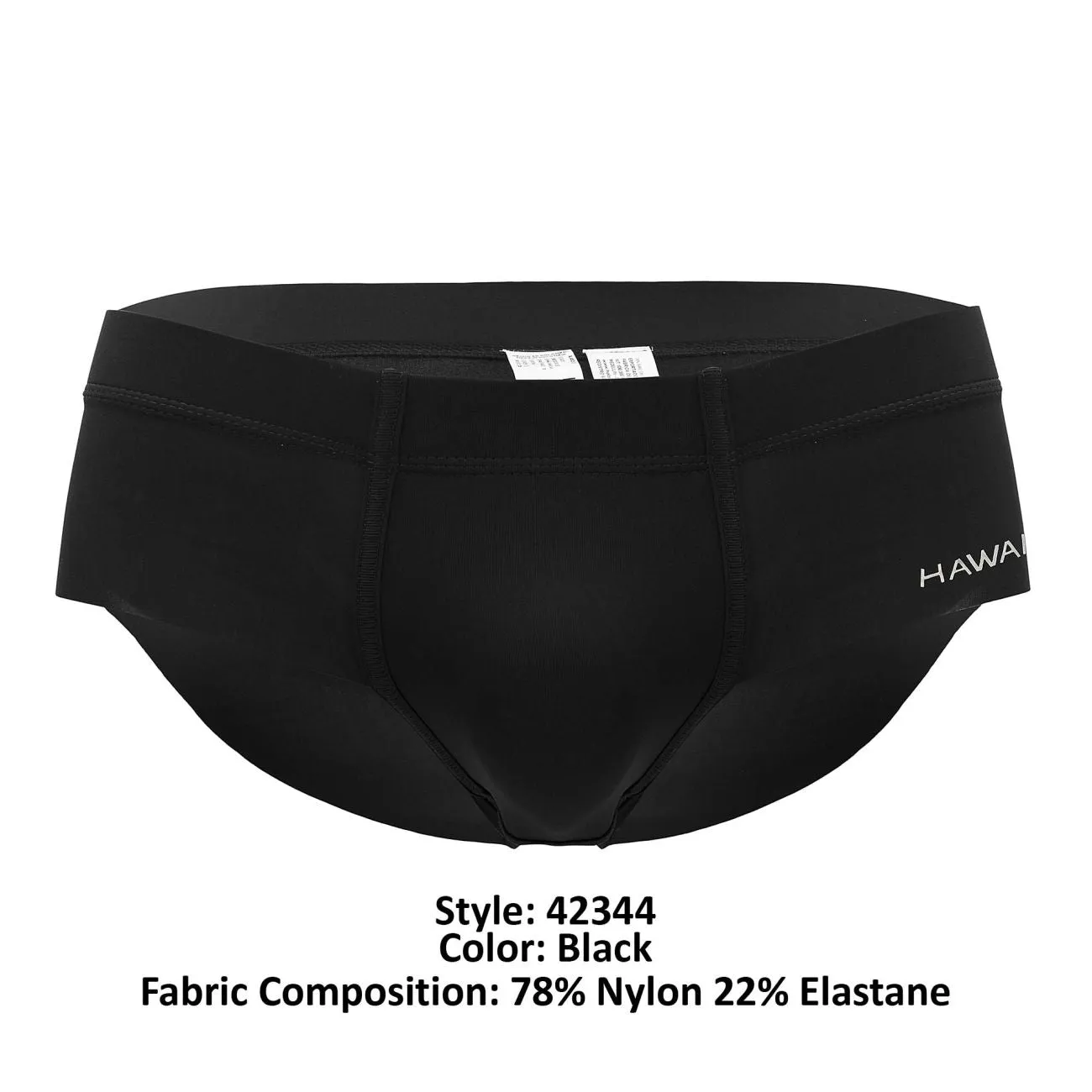 Clothing_Hawair_Mens Underwear HAWAI 42344 Microfiber Trunks Color Black