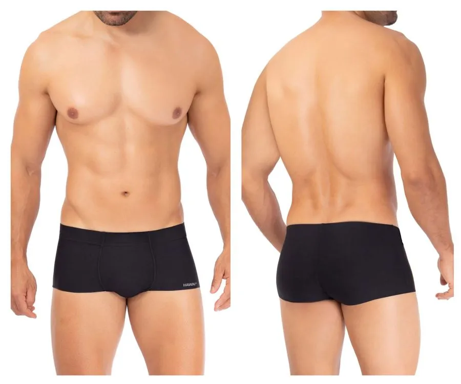 Clothing_Hawair_Mens Underwear HAWAI 42344 Microfiber Trunks Color Black