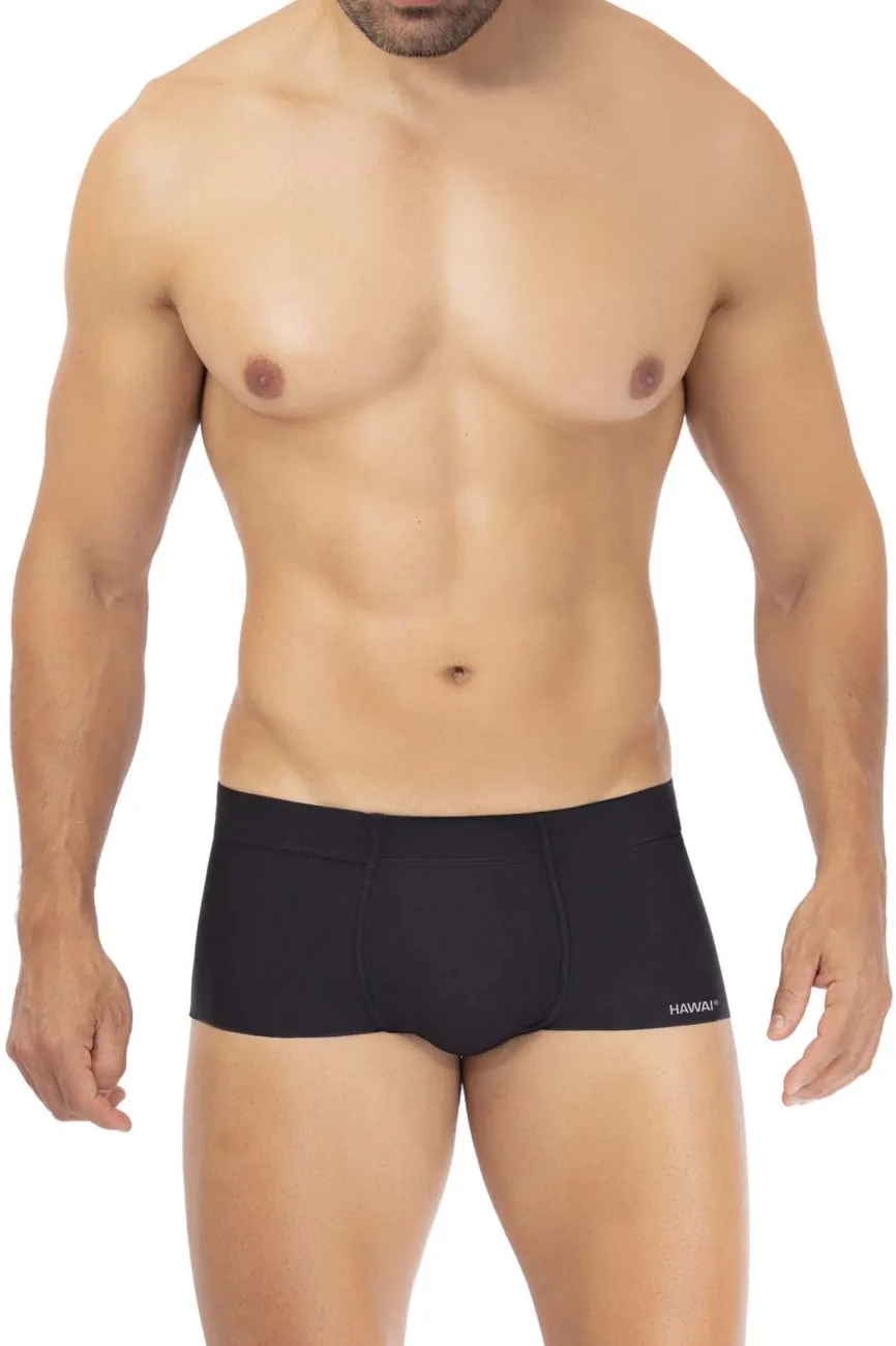 Clothing_Hawair_Mens Underwear HAWAI 42344 Microfiber Trunks Color Black