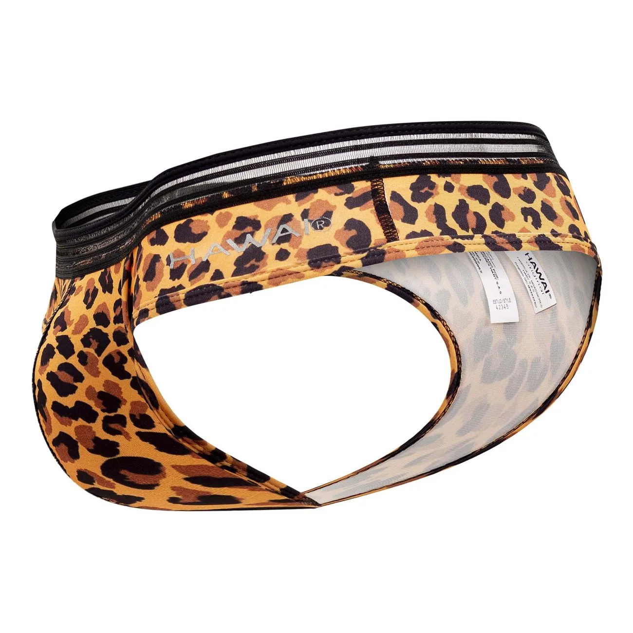 Clothing_Hawair_Mens Underwear HAWAI 42345 Microfiber Thongs Color Animal Print