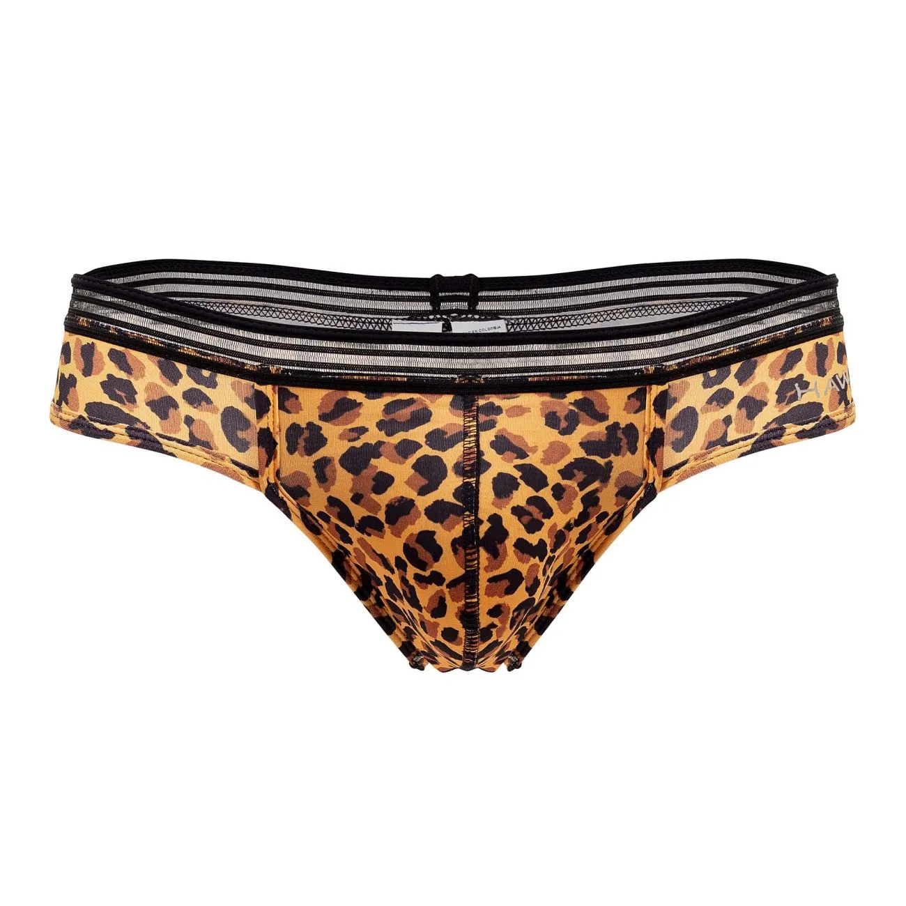 Clothing_Hawair_Mens Underwear HAWAI 42345 Microfiber Thongs Color Animal Print