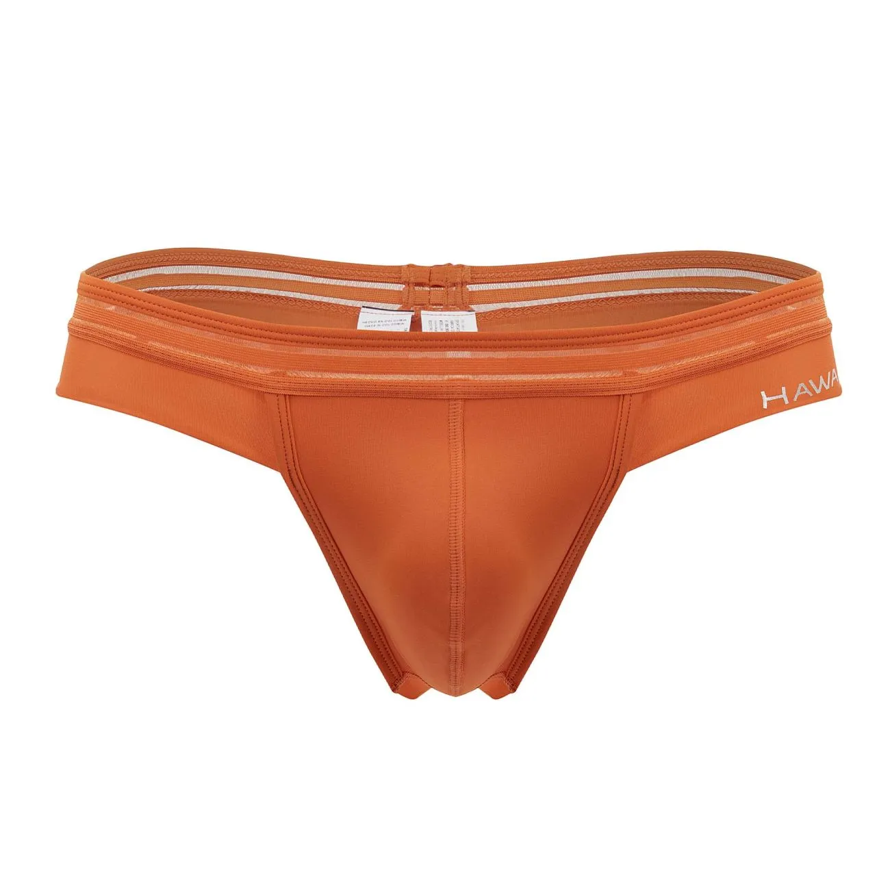 Clothing_Hawair_Mens Underwear HAWAI 42348 Microfiber Thongs Color Orange