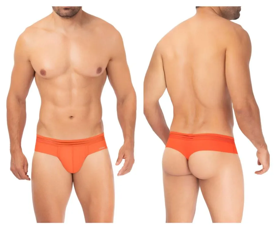 Clothing_Hawair_Mens Underwear HAWAI 42348 Microfiber Thongs Color Orange