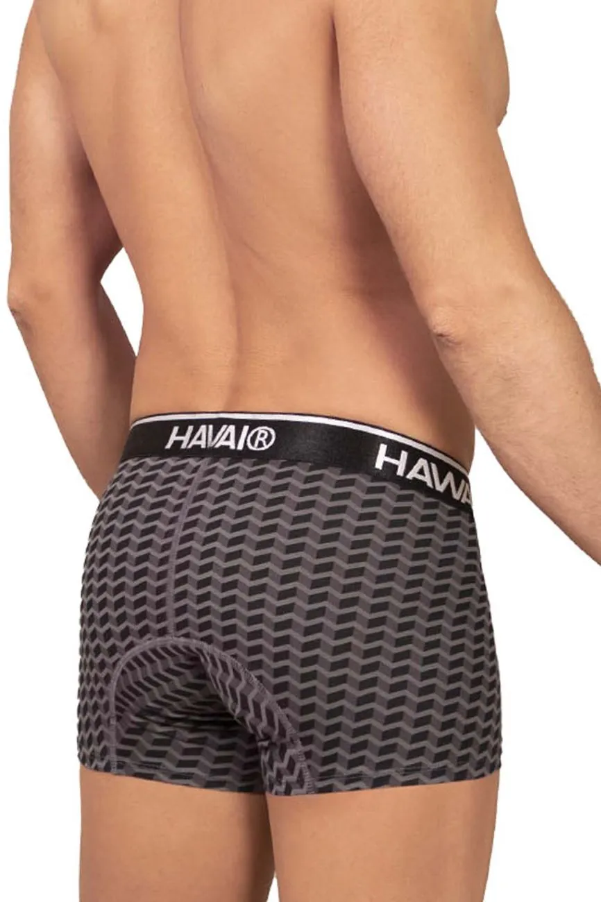 Clothing_Hawair_Mens Underwear HAWAI 42371 Printed Trunks Color Gray