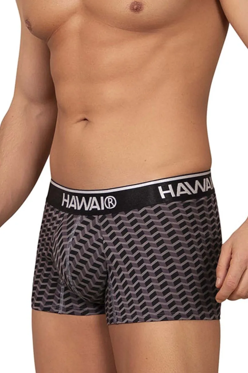 Clothing_Hawair_Mens Underwear HAWAI 42371 Printed Trunks Color Gray
