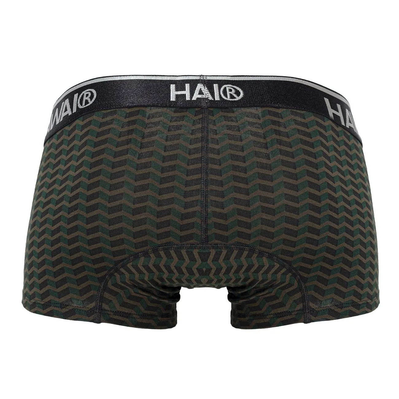 Clothing_Hawair_Mens Underwear HAWAI 42371 Printed Trunks Color Green
