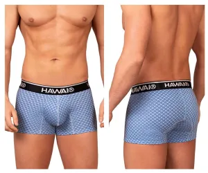 Clothing_Hawair_Mens Underwear HAWAI 42421 Printed Trunks Color Blue