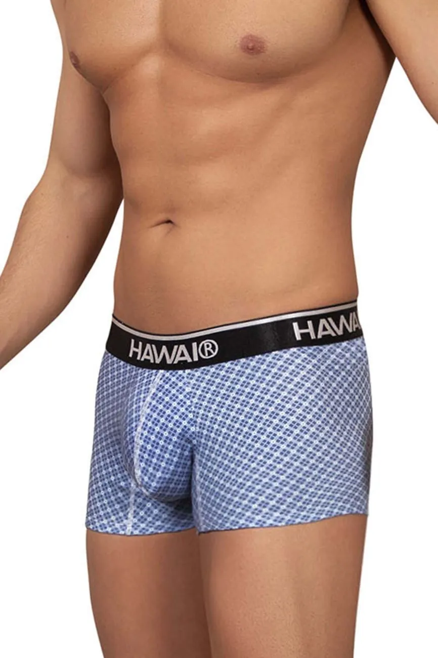 Clothing_Hawair_Mens Underwear HAWAI 42421 Printed Trunks Color Blue