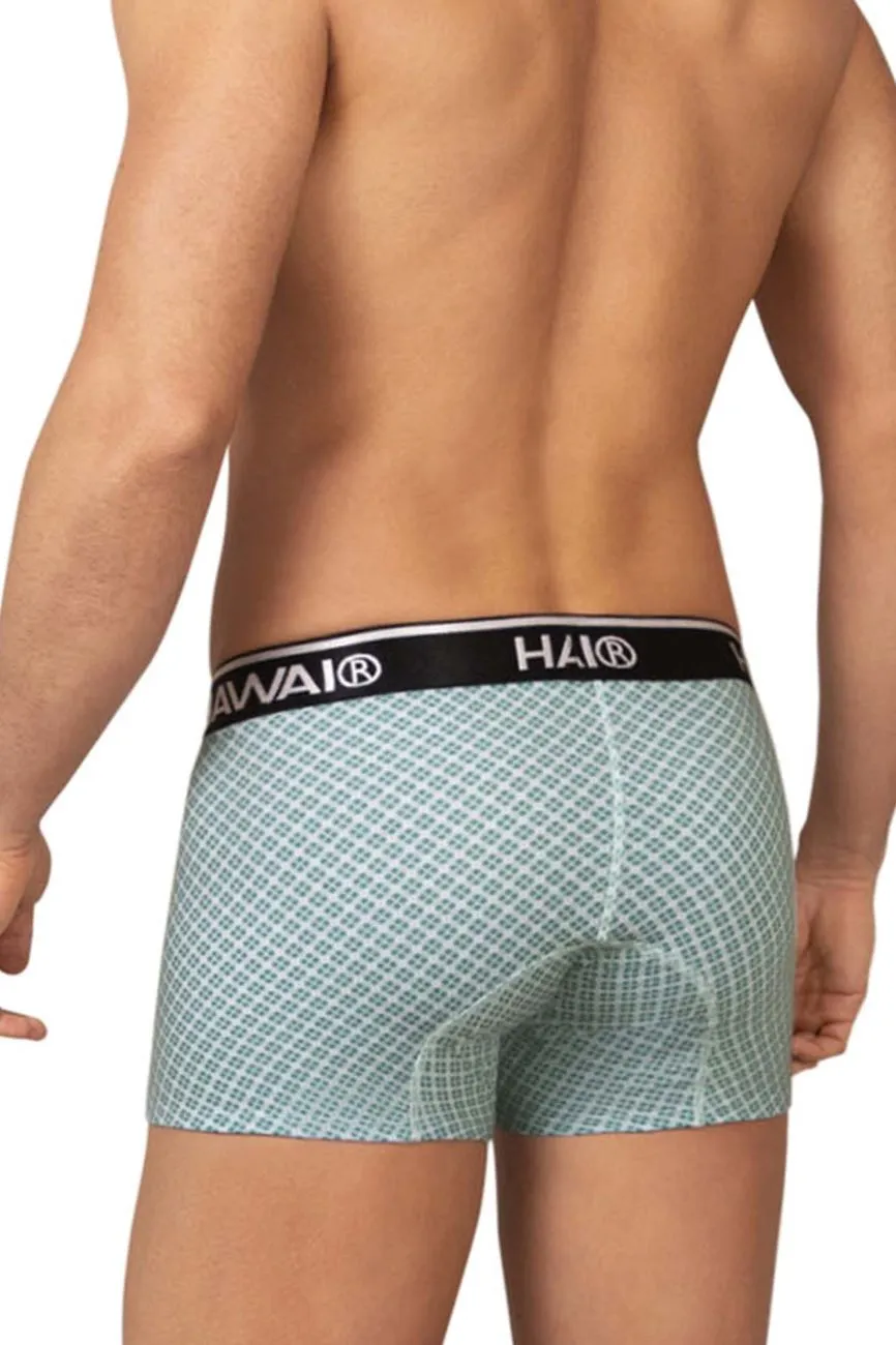 Clothing_Hawair_Mens Underwear HAWAI 42421 Printed Trunks Color Green
