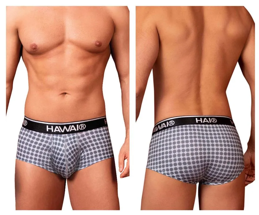 Clothing_Hawair_Mens Underwear HAWAI 42430 Printed Briefs Color Gray