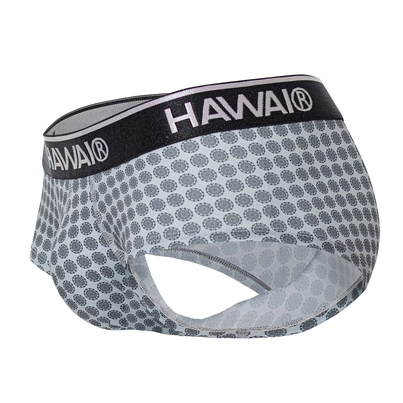 Clothing_Hawair_Mens Underwear HAWAI 42430 Printed Briefs Color Gray