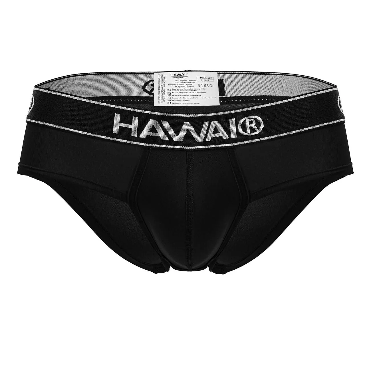 Clothing_Hawair_Mens Underwear HAWAIR 41963 Microfiber Briefs Color Black