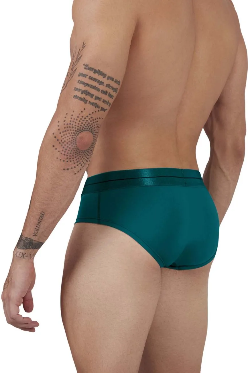 Clothing_Hawair_Mens Underwear HAWAIR 41963 Microfiber Briefs Color Green