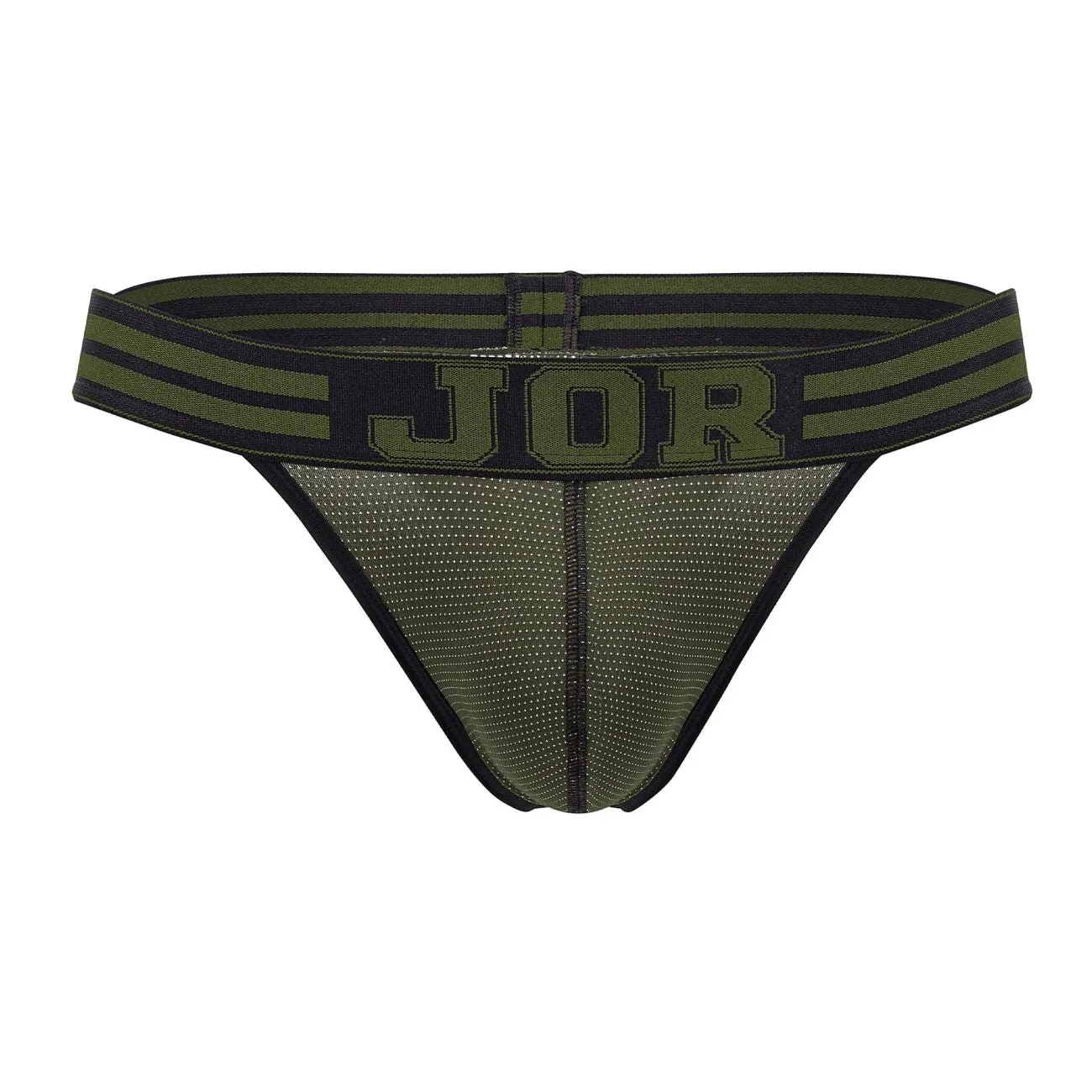 Clothing_Jor_Mens Underwear JOR 1947 College Thongs Color Green