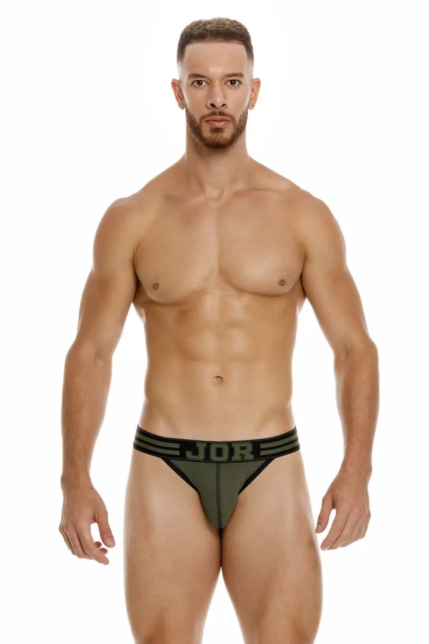 Clothing_Jor_Mens Underwear JOR 1947 College Thongs Color Green