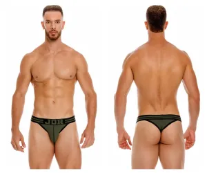 Clothing_Jor_Mens Underwear JOR 1947 College Thongs Color Green