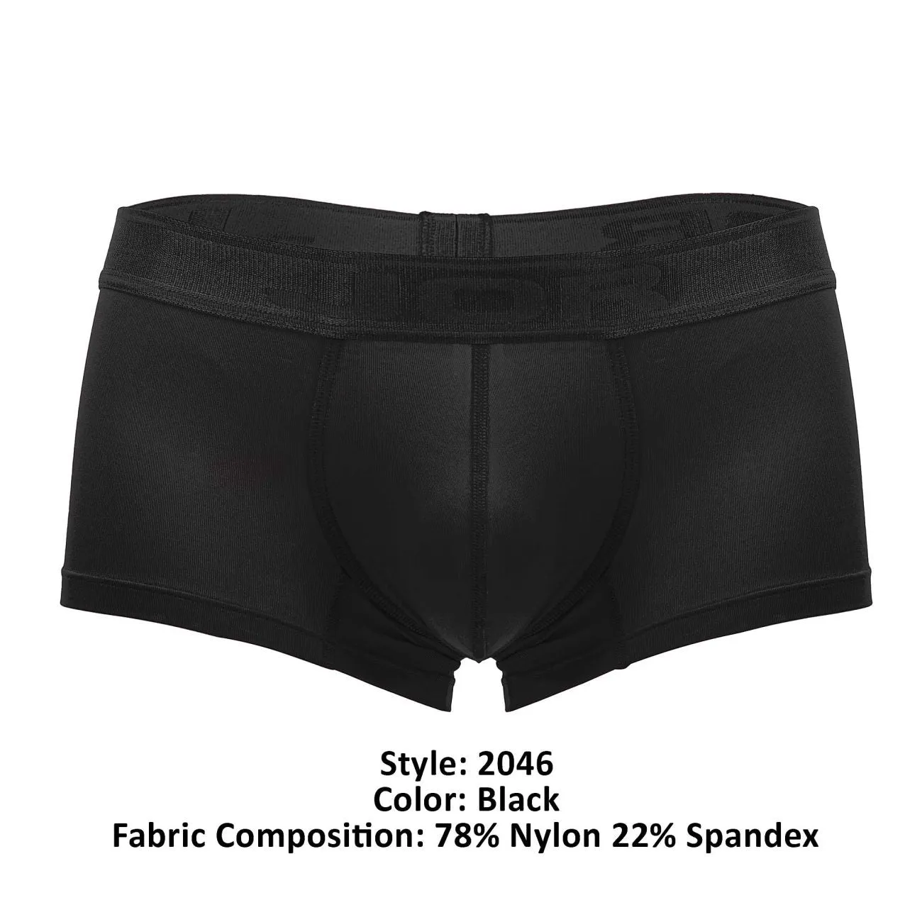 Clothing_Jor_Mens Underwear JOR 2046 Element Trunks Color Black