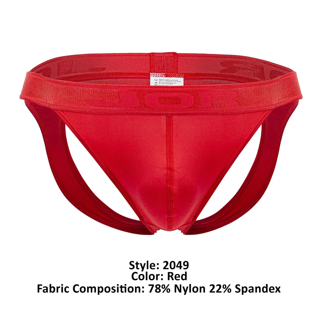 Clothing_Jor_Mens Underwear JOR 2049 Element Jockstrap Color Red