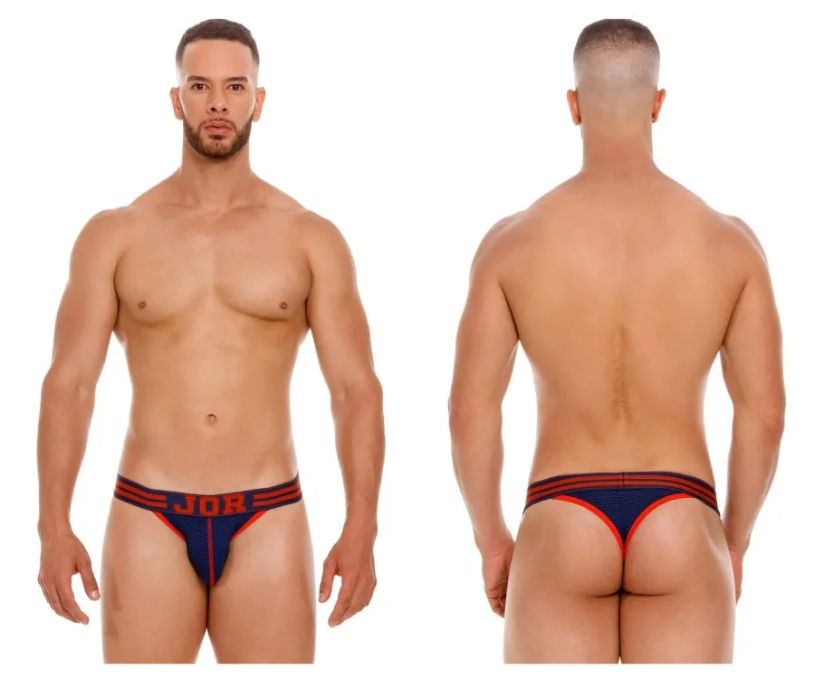 Clothing_Jor_Mens Underwear JOR 2060 College Thongs Color Blue