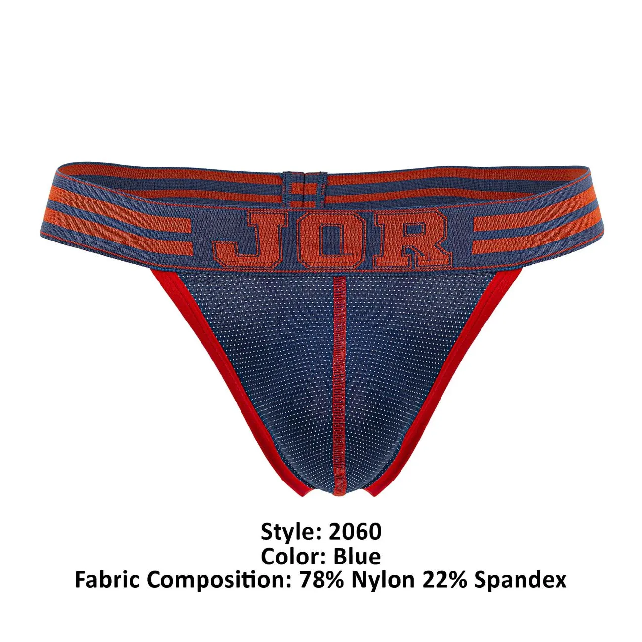 Clothing_Jor_Mens Underwear JOR 2060 College Thongs Color Blue