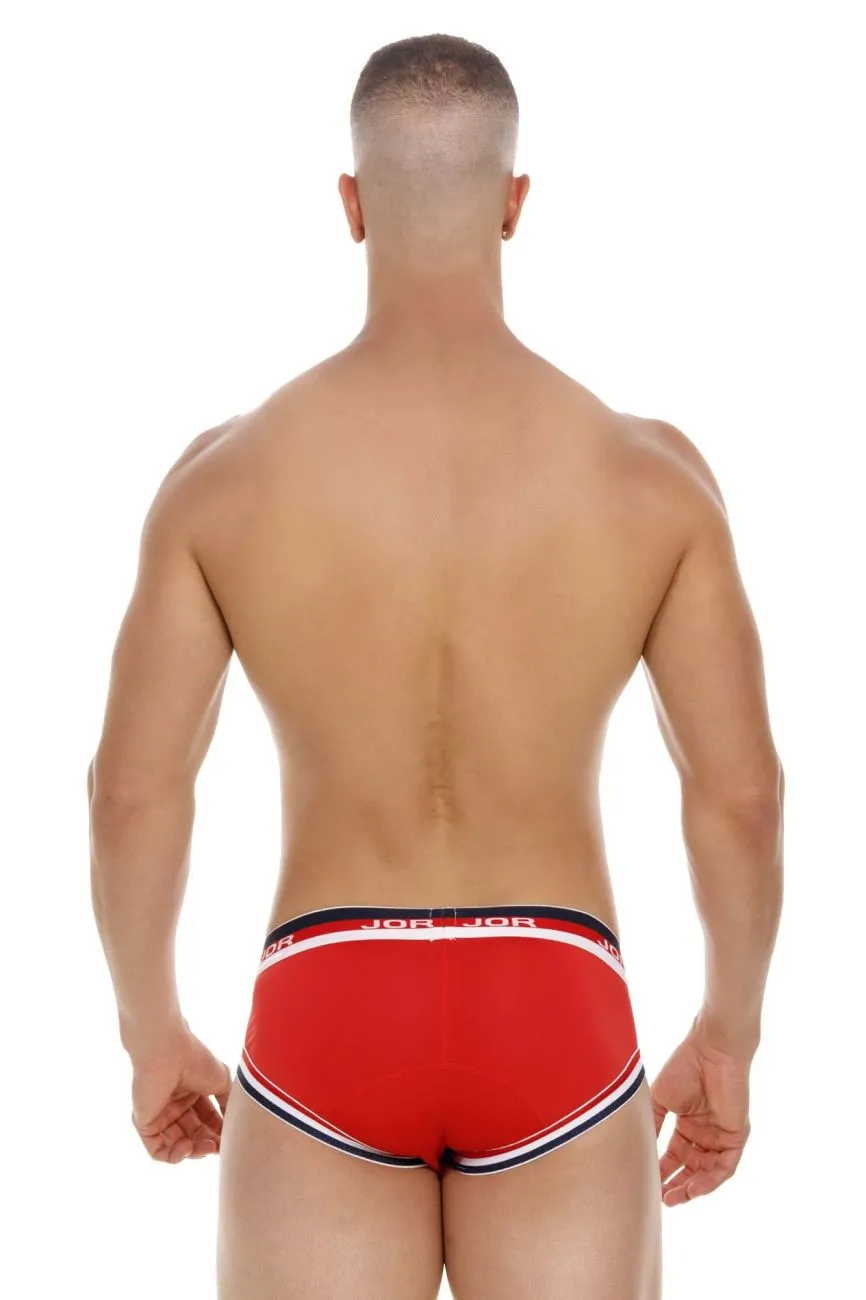 Clothing_Jor_Mens Underwear JOR 2062 Sailor Briefs Color Red