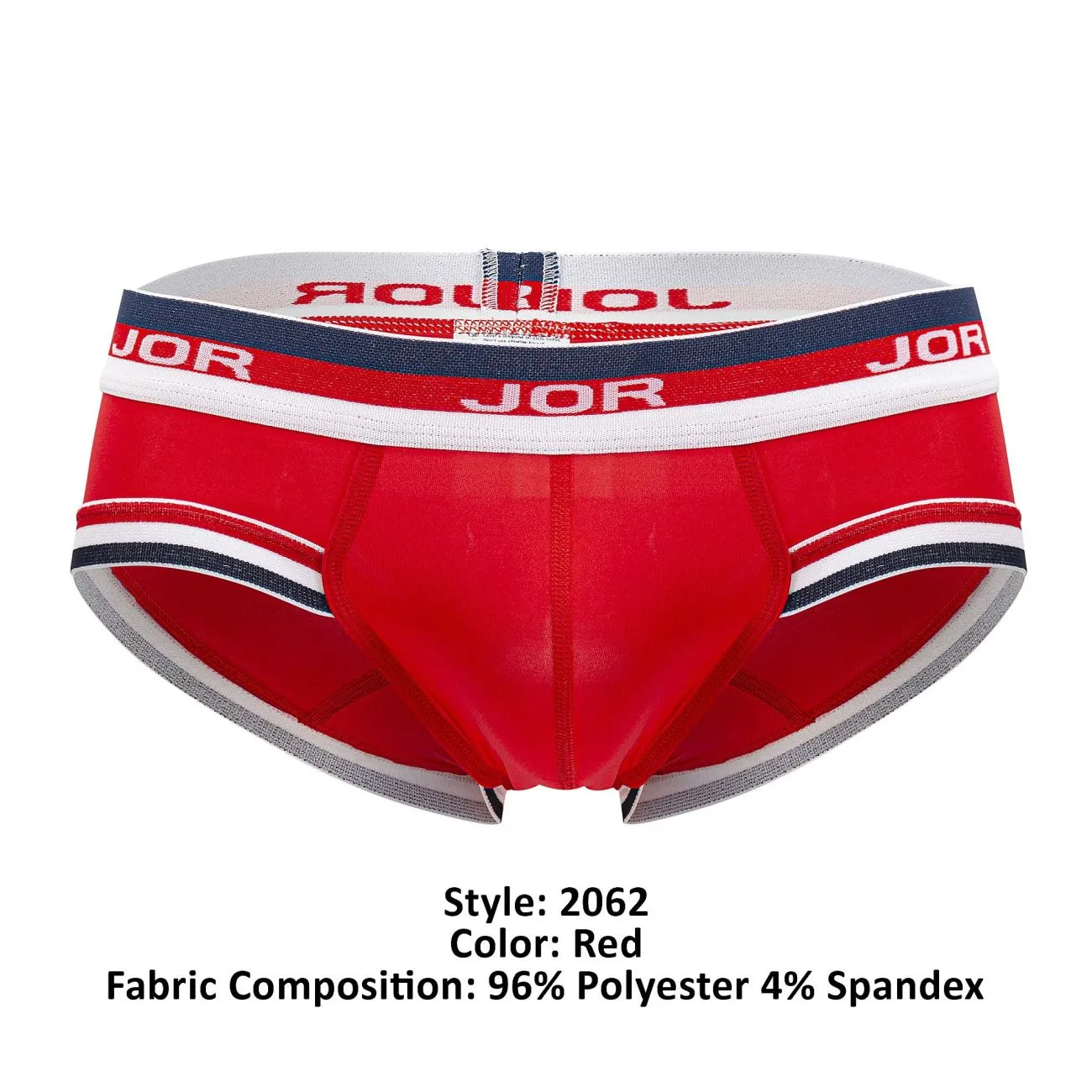Clothing_Jor_Mens Underwear JOR 2062 Sailor Briefs Color Red