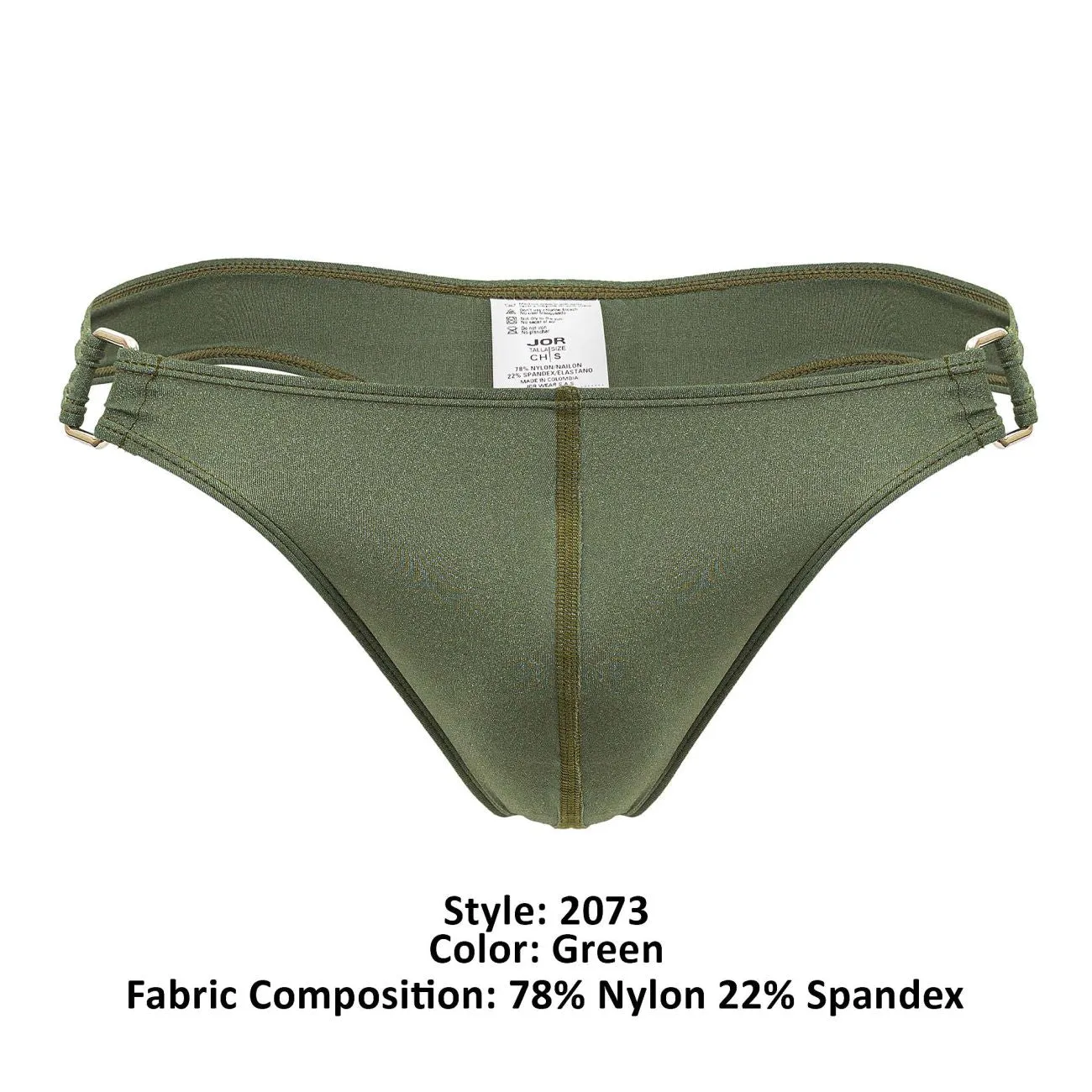Clothing_Jor_Mens Underwear JOR 2073 Titan Thongs Color Green
