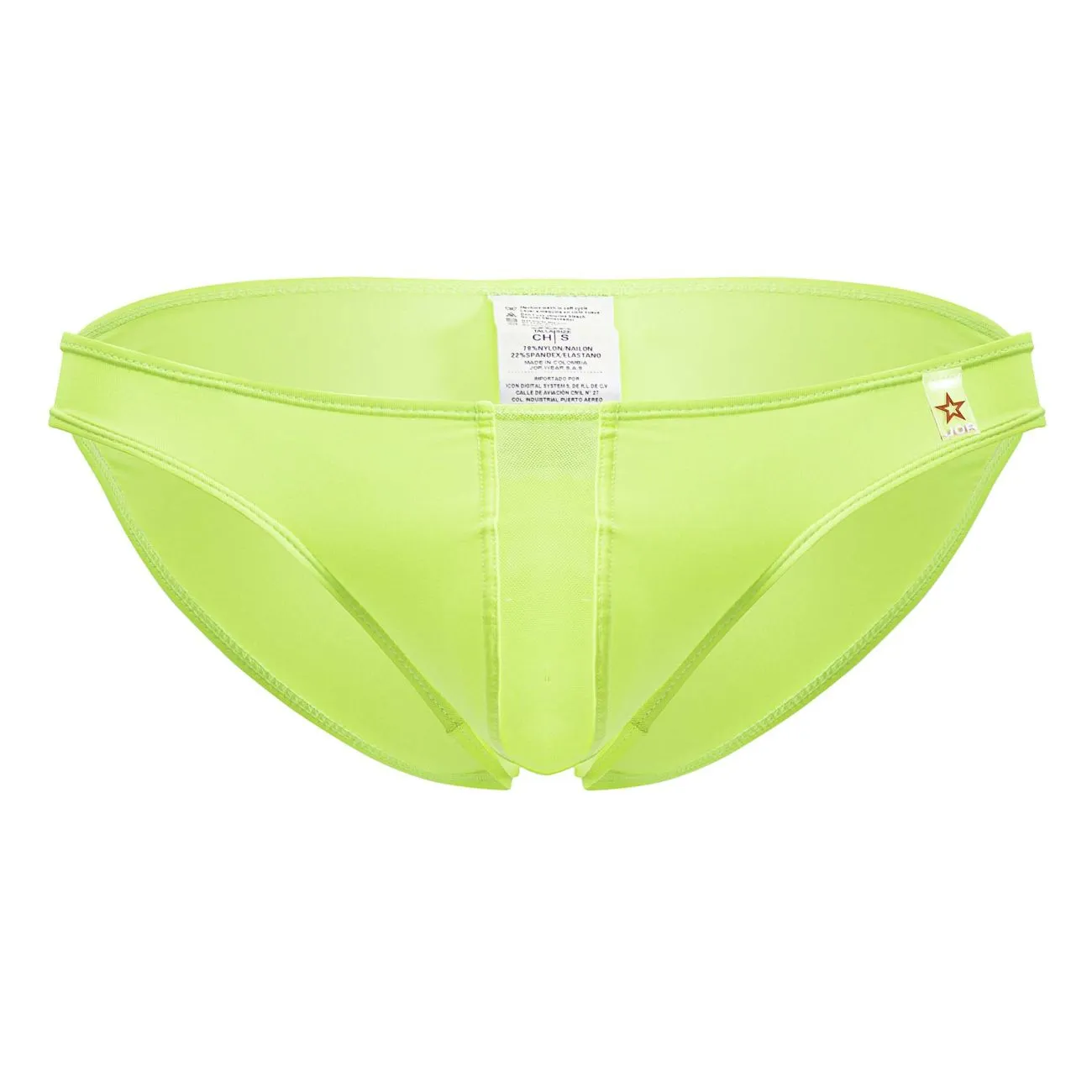 Clothing_Jor_Mens Underwear JOR 2150 Apolo Bikini Color Neon Yellow