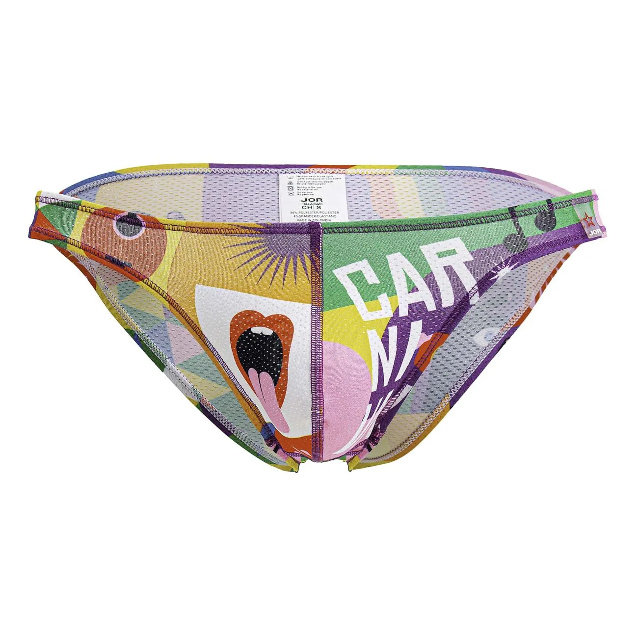 Clothing_Jor_Mens Underwear JOR 2171 Carnival Bikini Color Printed